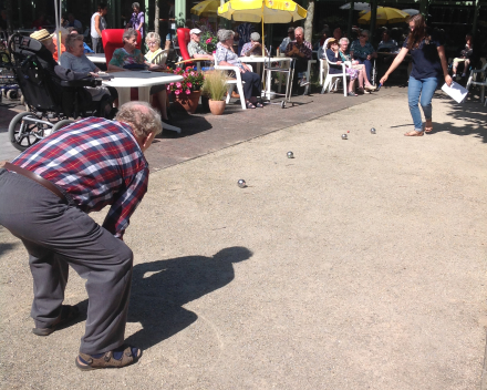 Petanque binnentuin